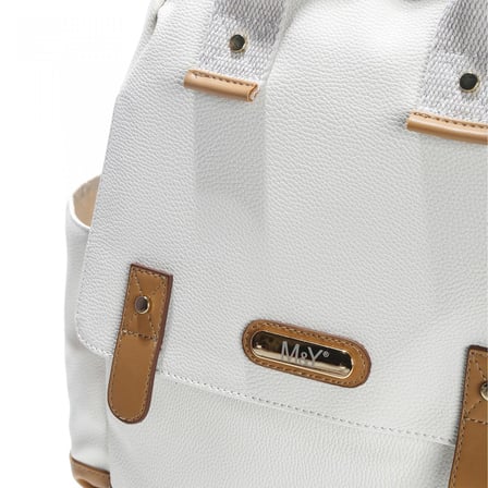 Mysis Moda Çok Amaçlı Unisex Bebek Bakım Çantası Krem