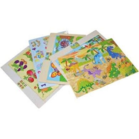 Sino Puzzle Ahşap Manyetik Saat C-805