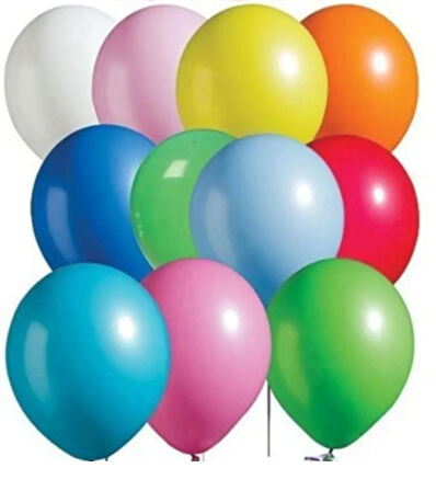 Sino Balon Karışık Renk 32cm 100Lü - 2 paket