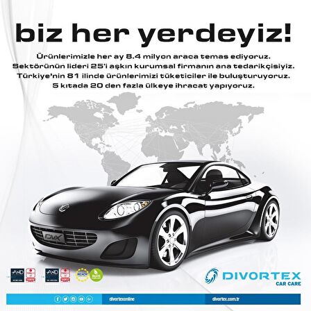 Divortex Car Wash V6 Fırçasız Oto Yıkama Köpüğü 25 kg.