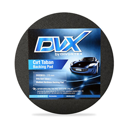 Divortex DVX Orta Sert Polisaj Makinası Tabanı 170 mm.