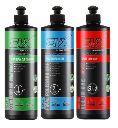 DVX Extra Heavy Cut Compound - Ağır Çizik Giderici  473 ml 16 oz DVX747
