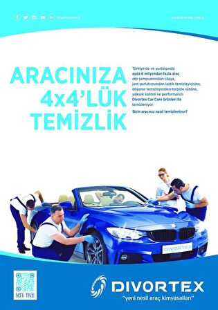 Divortex MP2 Motor Koruma ve Parlatma Sıvısı 25 Kg.