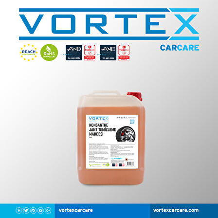 Vortex Konsantre Jant Temizleme Maddesi 5 kg.