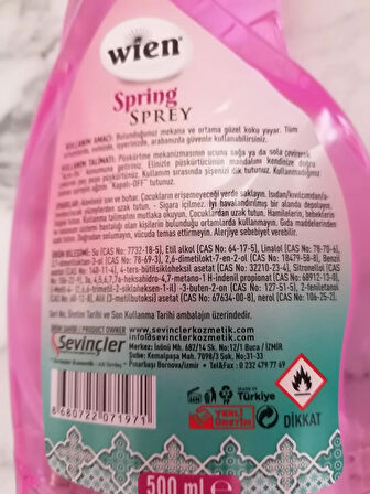 Wien Spring Oda parfümü 500ml