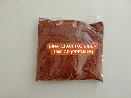 BİNATLI ACI TOZ BİBER 1000 GR (PREMIUM)