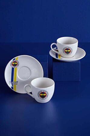 Fenerbahçe Lisansli 1907 2'li Çay Fincan Takimi-Fb