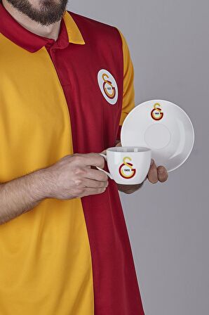 Neva N3474 Galatasaray Lisanslı Arma Logo 2'li Çay Fincan Takımı