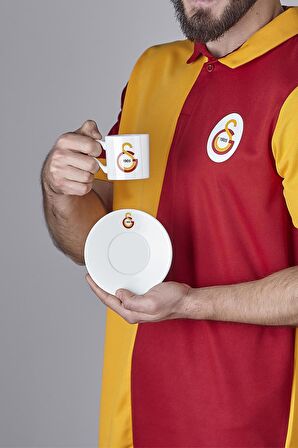 Neva N3520 Galatasaray Lisanslı Arma Logo 2'li Kahve Fincan Takımı