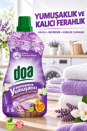 Doa Konsantre Yumuşatıcı Lavanta&Manolya / 1500 ML