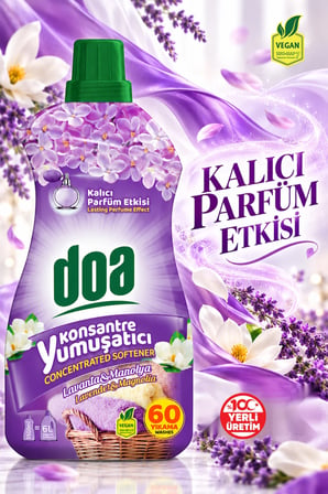 Doa Konsantre Yumuşatıcı Lavanta&Manolya / 1500 ML