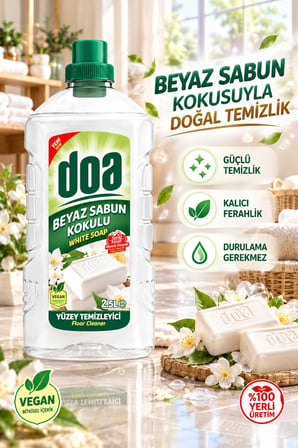 Doa Yüzey Temizleyici Beyaz Sabun 2,5L