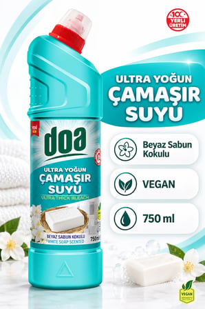 ULTRA ÇAMAŞIR SUYU BEYAZ SABUN KOKULU / 750ML