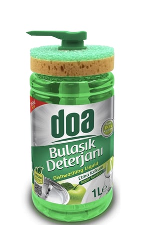 Doa SIVI BULAŞIK DETERJANI SÜNGERLİ ELMA KOKULU 1000 ML