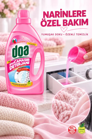 Sıvı Çamaşır Deterjanı Yünlü Ve Narinler /3000ml