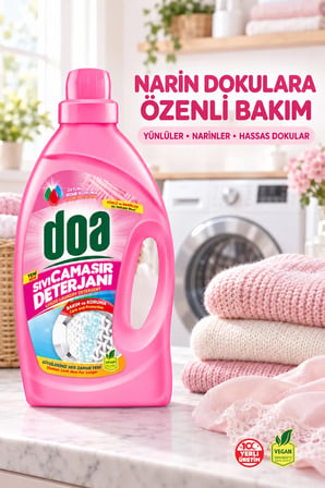 Sıvı Çamaşır Deterjanı Yünlü Ve Narinler /3000ml