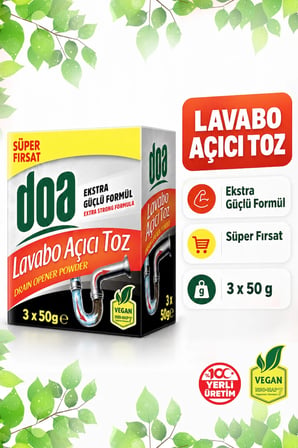 DOA TOZ LAVABO AÇICI