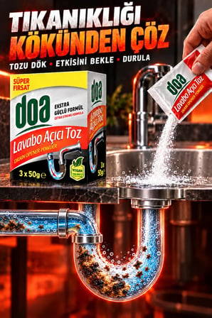 DOA TOZ LAVABO AÇICI