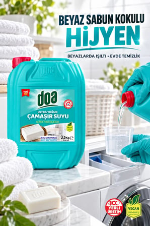 Doa Çamaşır Suyu 3.5 Lt Beyaz Sabun Kokulu