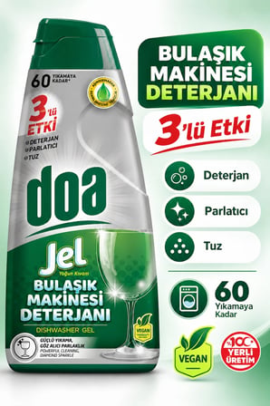 DOA BULAŞIK MAKİNESİ JEL DETERJAN / 900 ML