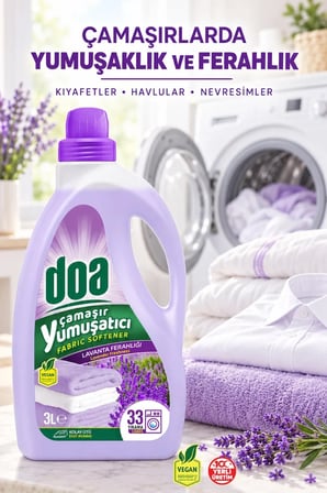 DOA ÇAMAŞIR YUMUŞATICI LAVANTA FERAHLIĞI /3 LT