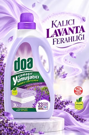 DOA ÇAMAŞIR YUMUŞATICI LAVANTA FERAHLIĞI /3 LT