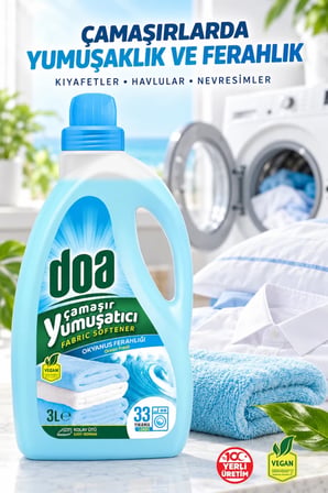 Doa Soft Yumuşatıcı Okyanus Ferahlığı 3 Lt 33 Yıkama