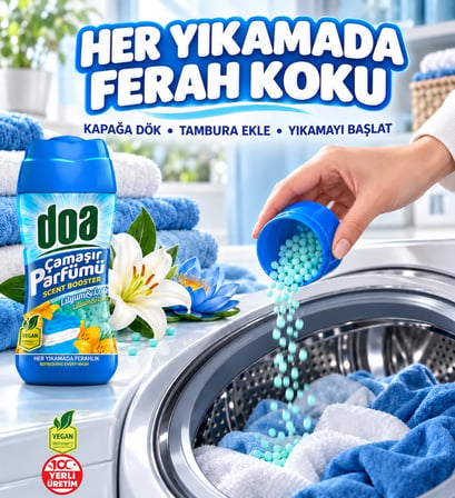 Doa Granül Çamaşır Parfümü & Çamaşır Yumuşatıcı Lilyum & Lotus 210 gr