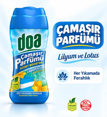 Doa Granül Çamaşır Parfümü & Çamaşır Yumuşatıcı Lilyum & Lotus 210 gr