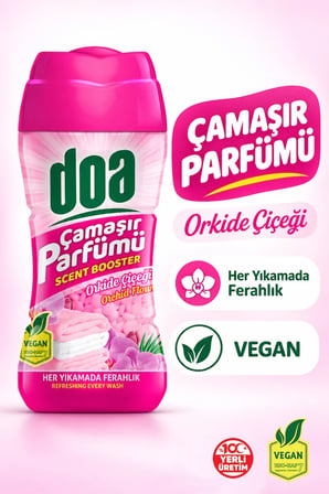 Doa Granül Çamaşır Parfümü & Çamaşır Yumuşatıcı Orkide Çiçeği 210 gr