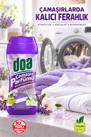 Doa Granül Çamaşır Parfümü & Çamaşır Yumuşatıcı Lavanta & Manolya 210 gr