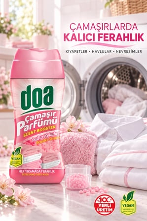 Doa Granül Çamaşır Parfümü & Çamaşır Yumuşatıcı Pudra Kokulu 210 gr