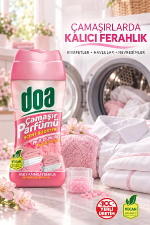 Doa Granül Çamaşır Parfümü & Çamaşır Yumuşatıcı Pudra Kokulu 210 gr