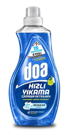 DOA SIVI ÇAMAŞIR DETERJANI HIZLI YIKAMA BEYAZLAR / 1480 ML