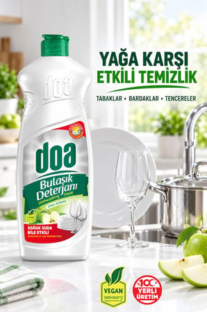 DOA BULAŞIK ELMA KOKULU 650 ML