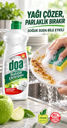 DOA BULAŞIK ELMA KOKULU 650 ML