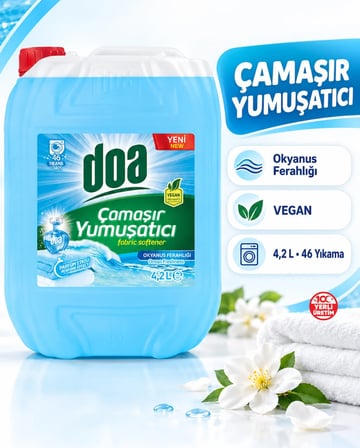 DOA YUMUŞATICI OKYANUS FERAHLIĞI BİDON 4,2 LT 
