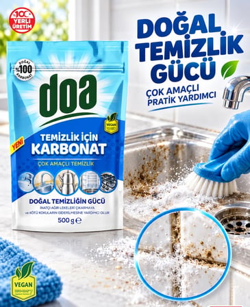 DOA KARBONAT TEMİZLİK İÇİN 500 GR 