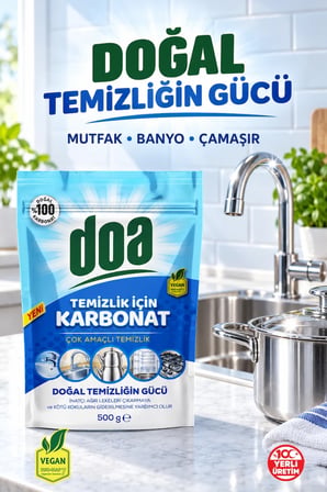 DOA KARBONAT TEMİZLİK İÇİN 500 GR 