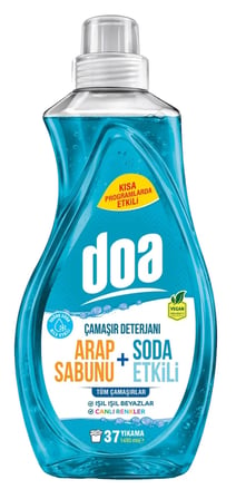 DOA ÇAMAŞIR DETERJANI ARAP SABUNU SODA ETKİLİ 1480 ML 