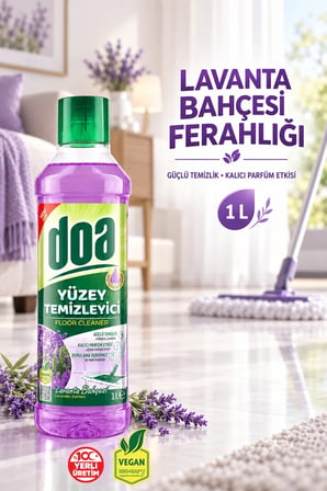 Doa Yüzey Temizleyici Lavanta 1 Litre