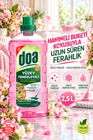 DOA YÜZEY TEMİZLEYİCİ HANIMELİ BUKETİ / 2500 ML