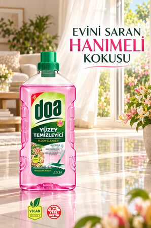 DOA YÜZEY TEMİZLEYİCİ HANIMELİ BUKETİ / 2500 ML