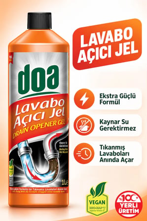 DOA LAVABO AÇICI JEL / 1000 ML