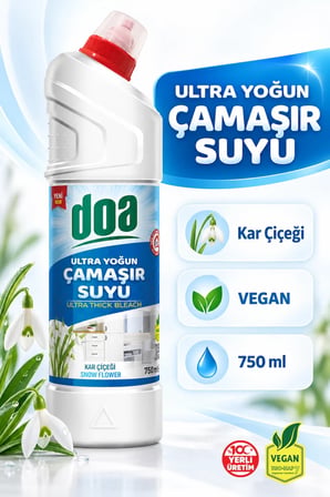 DOA ULTRA ÇAMAŞIR SUYU KAR BEYAZLIĞI / 750 ML