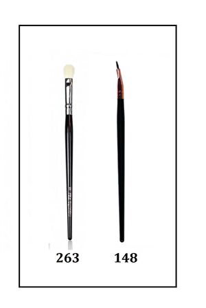 Nascita Pro Far Karıştırma Fırçası 263 +  Açılı Eyeliner Fırçası 148 Özel 2'li SET