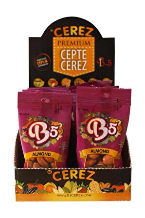 B5 Çerez Badem 16 x 40 gr