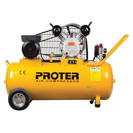 PROTER PR 100 LT 3 HP ÇİFT KAFA HAVA KOMPRESÖRÜ