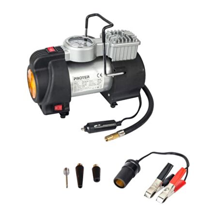 Proter PR 242 DC Lambalı Lastik Şişirme 12V 150 PSI - P3KR210