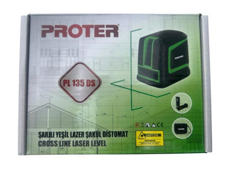 Proter PL 135 Ds Şarjlı Yeşil Lazer Şakül Distomat